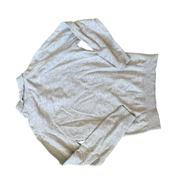 Slate & Stone Raglan Sweater Polo Gray Knit Wool Blend Mens size Large NEW - Picture 6 of 9